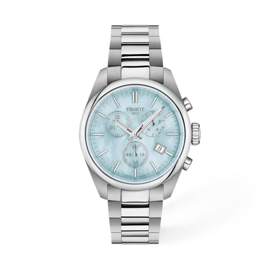 Uhr Damen PR 100 36 mm blau T1502171113100