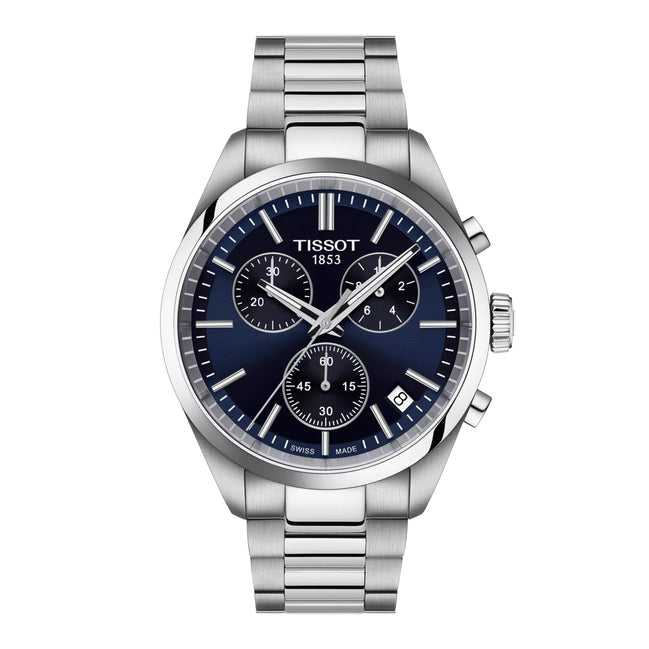Uhr PR 100 Quartz Chronograph Gent blau