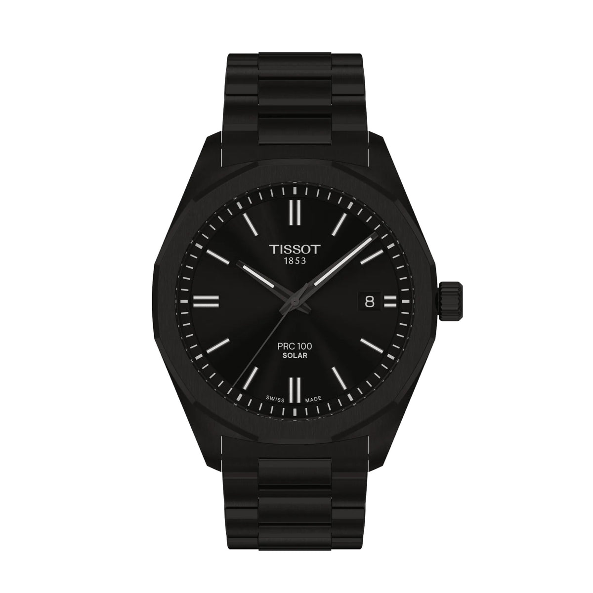 Uhr PRC 100 Solar schwarz T1514223305100