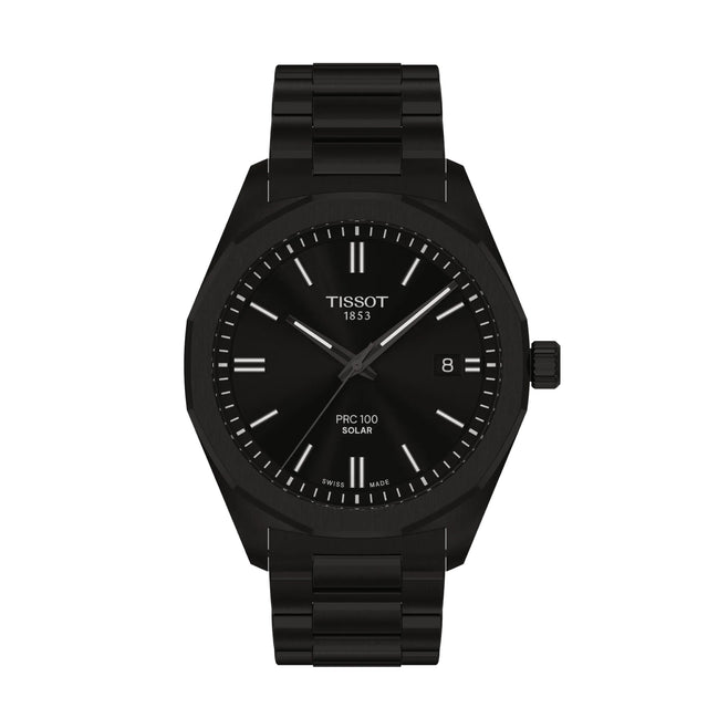 Uhr PRC 100 Solar schwarz T1514223305100