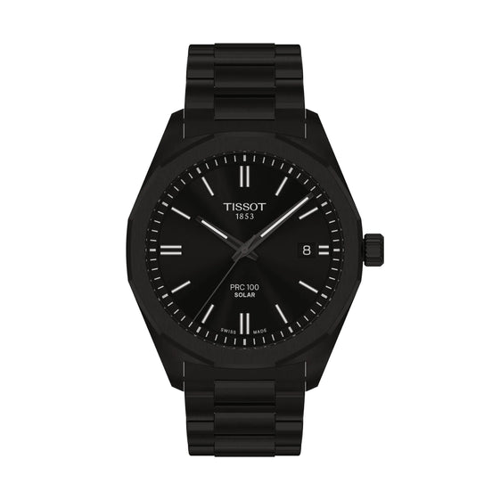 Uhr PRC 100 Solar schwarz T1514223305100