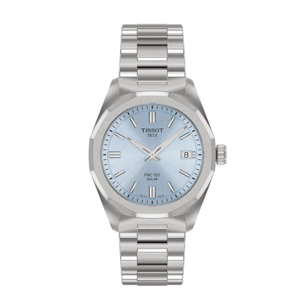 Uhr PRC 100 Solar 34mm hellblau T1518221135100