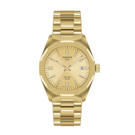Uhr PRC 100 Solar 34mm goldfarben