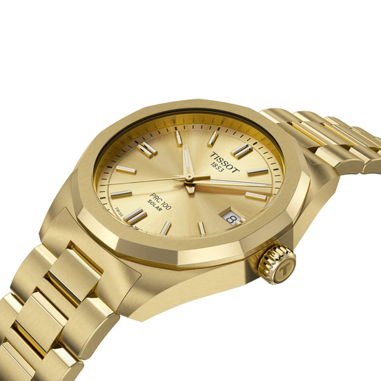 Uhr PRC 100 Solar 34mm goldfarben