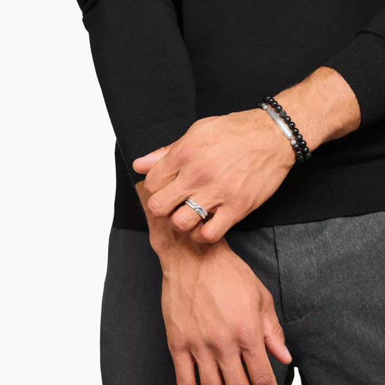 Ring gekreuzt silber