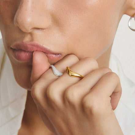 Ring Wellenform Zirkonia
