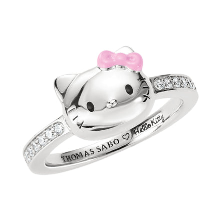 HELLO KITTY Ring pinke Schleife