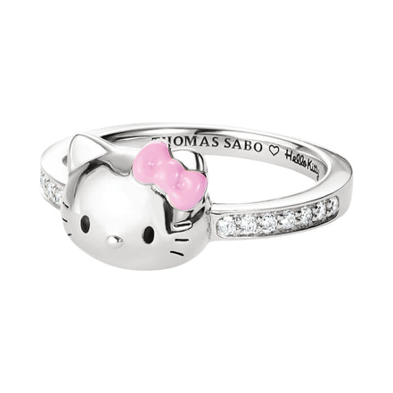 HELLO KITTY Ring pinke Schleife