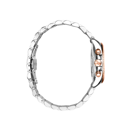 Damenuhr Chronograph Bicolor