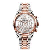 Damenuhr Chronograph Bicolor