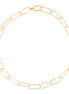 Collier aus Gliedern gelbgoldfarben