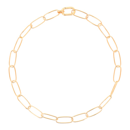 Collier aus Gliedern gelbgoldfarben