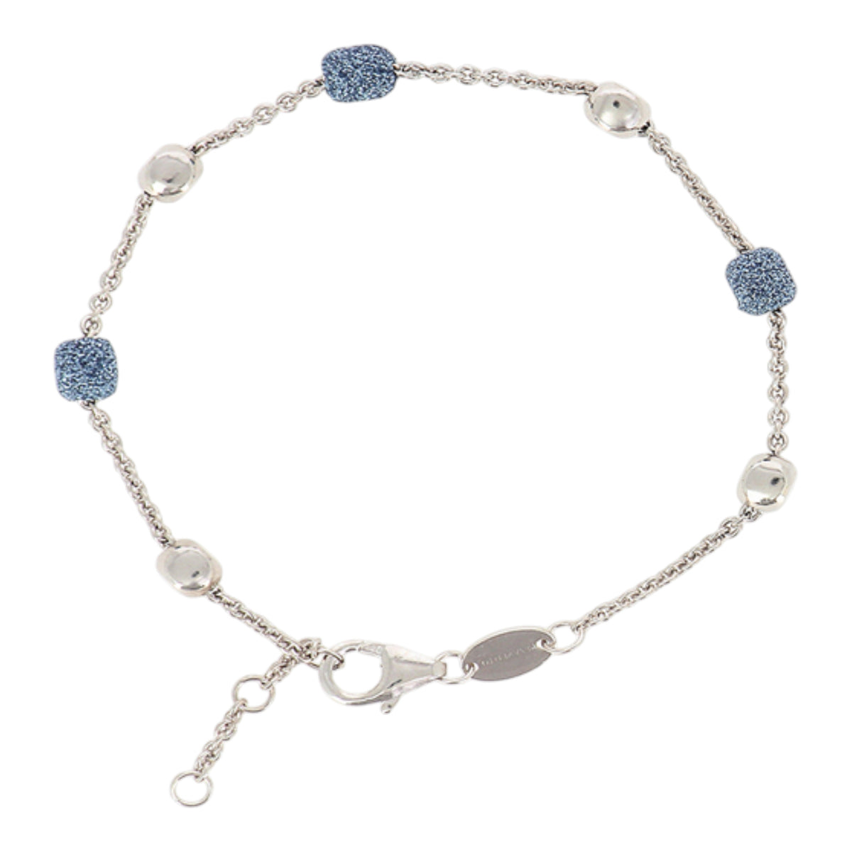 Armband Polvere blau