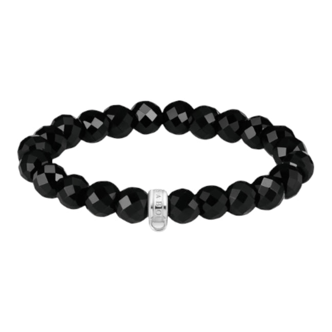 Charm-Armband Obsidian-Beads