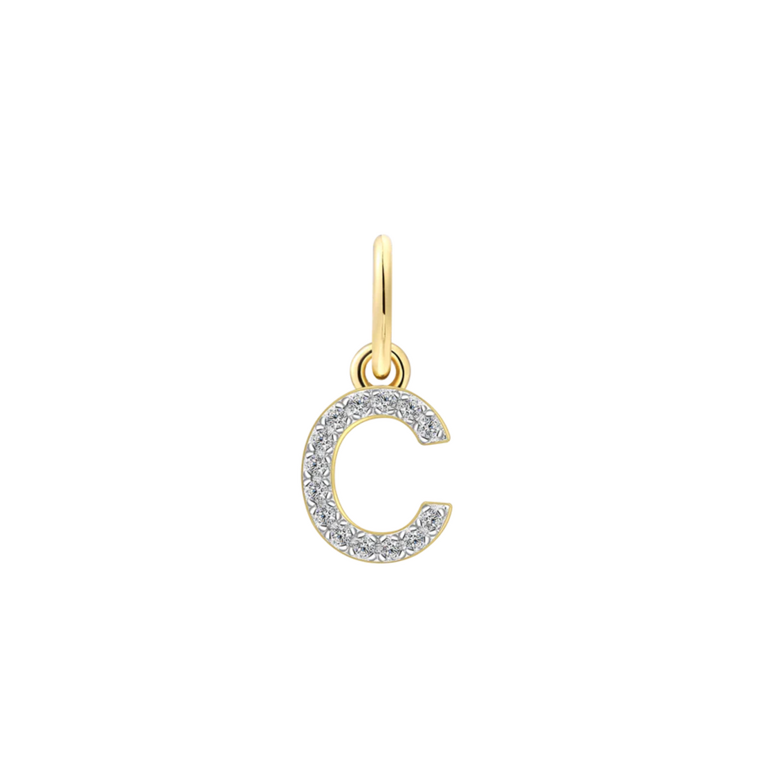 Buchstabe C goldfarben