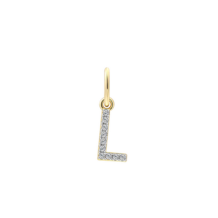 Buchstabe L goldfarben