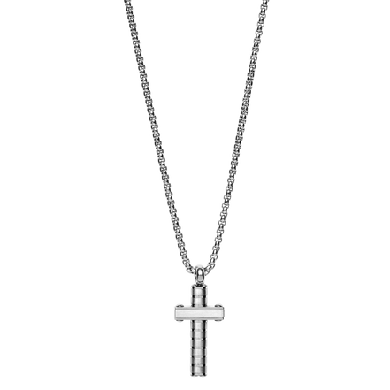 Kette Kreuzanhänger Silber