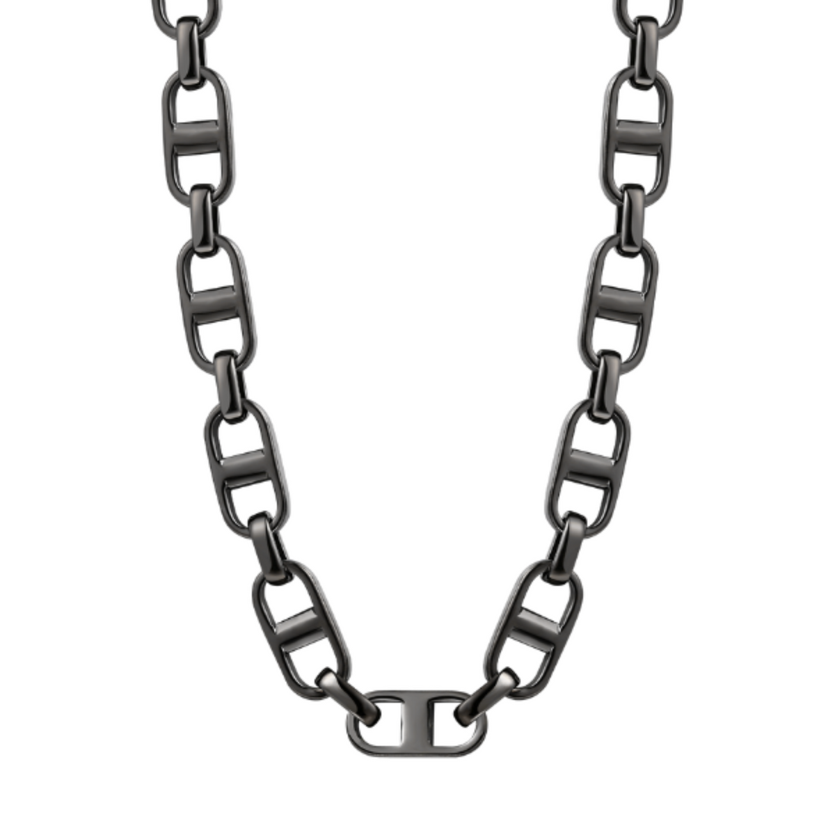 Kette Herren Edelstahl Schwarz