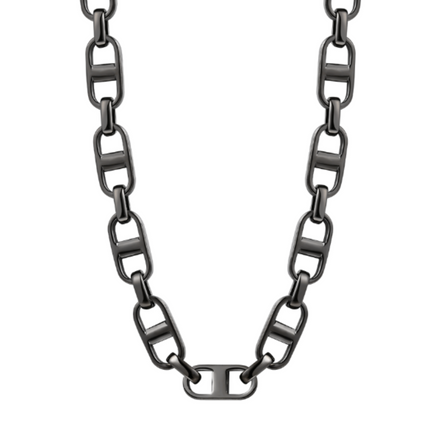 Kette Herren Edelstahl Schwarz