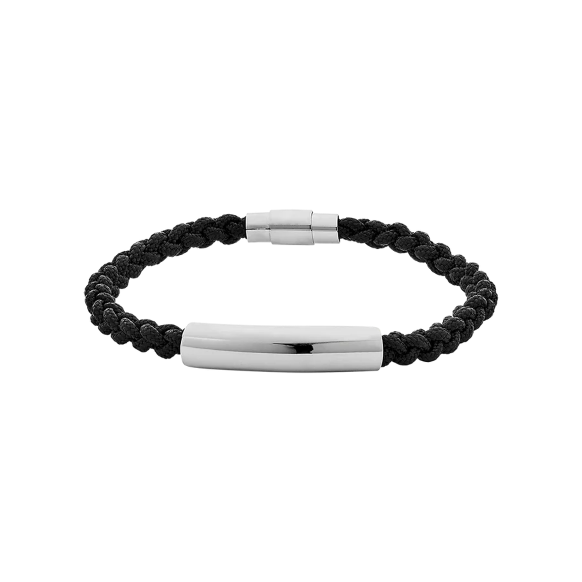 Herrenarmband Lederkordel schwarz