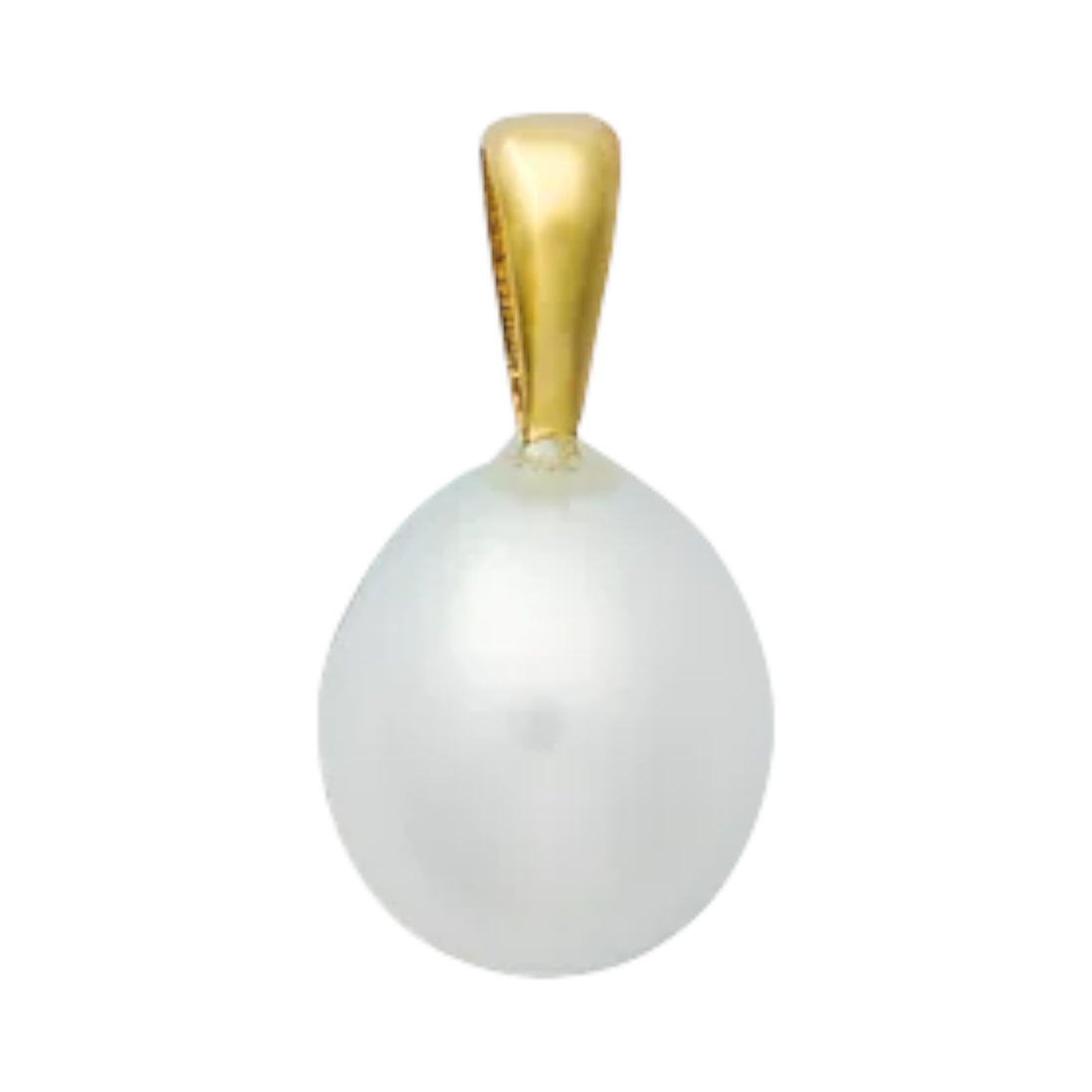 FINE Anhänger 585/- gelbgold Süßwasserperle
