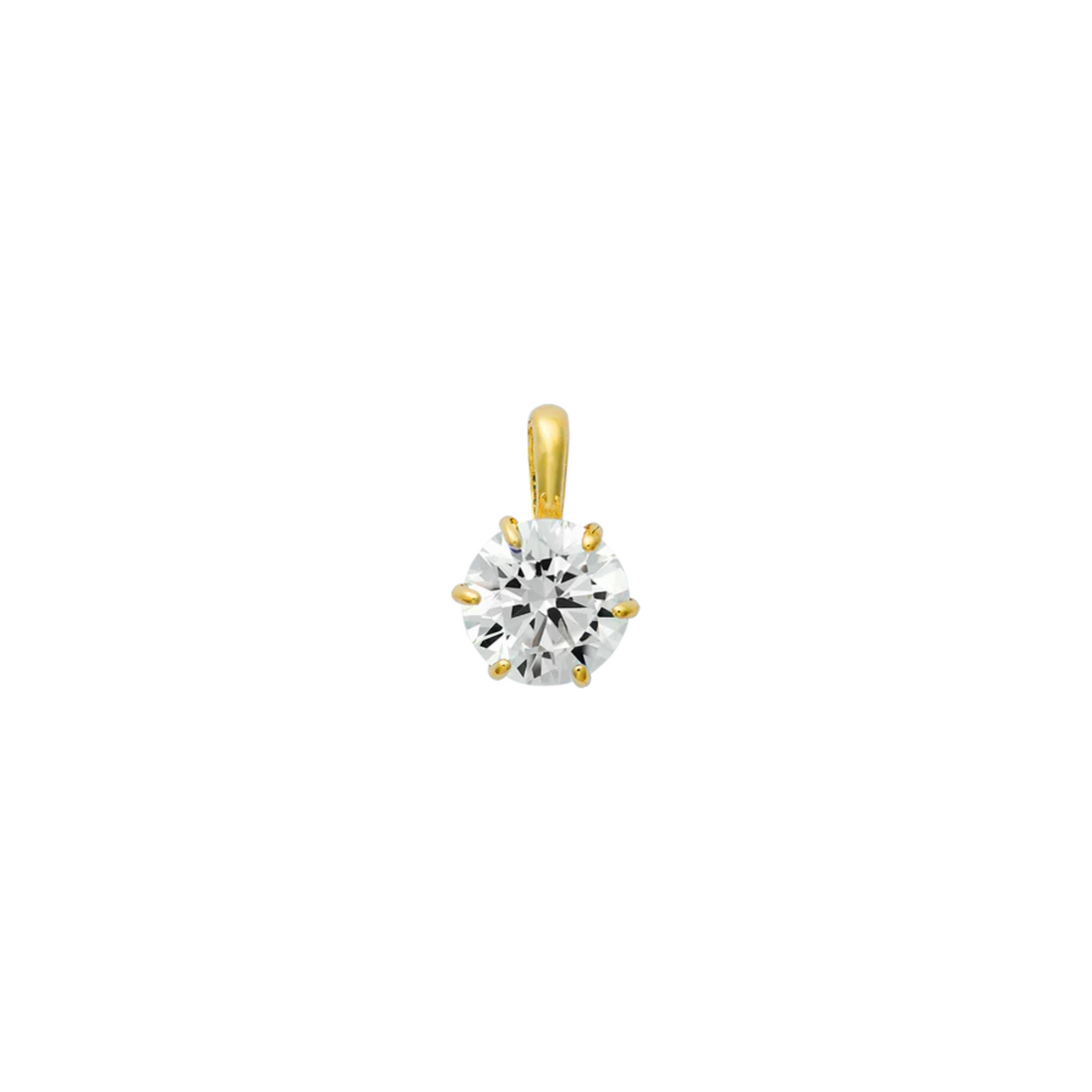 FINE Anhänger 585/- gelbgold Zirkonia
