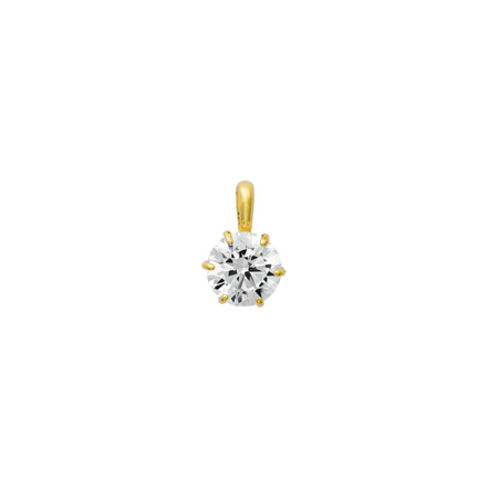 FINE Anhänger 585/- gelbgold Zirkonia