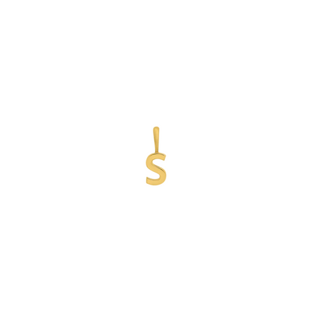 FINE Anhänger Buchstabe S 585/- gelbgold