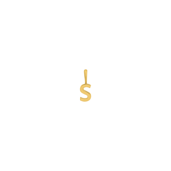 FINE Anhänger Buchstabe S 585/- gelbgold