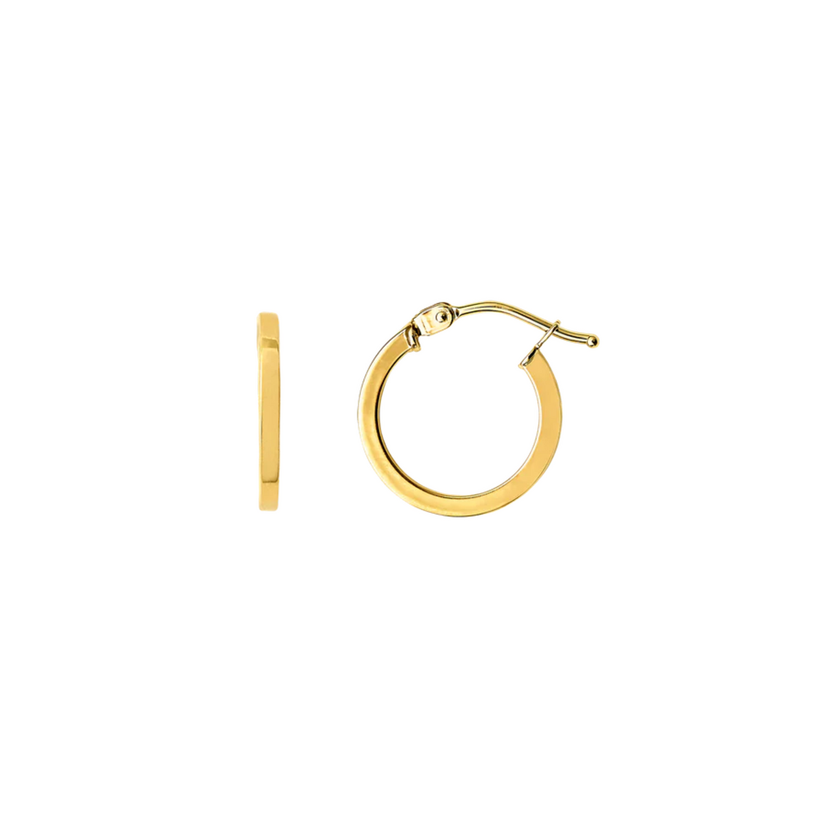 FINE Creolen 585/- gelbgold