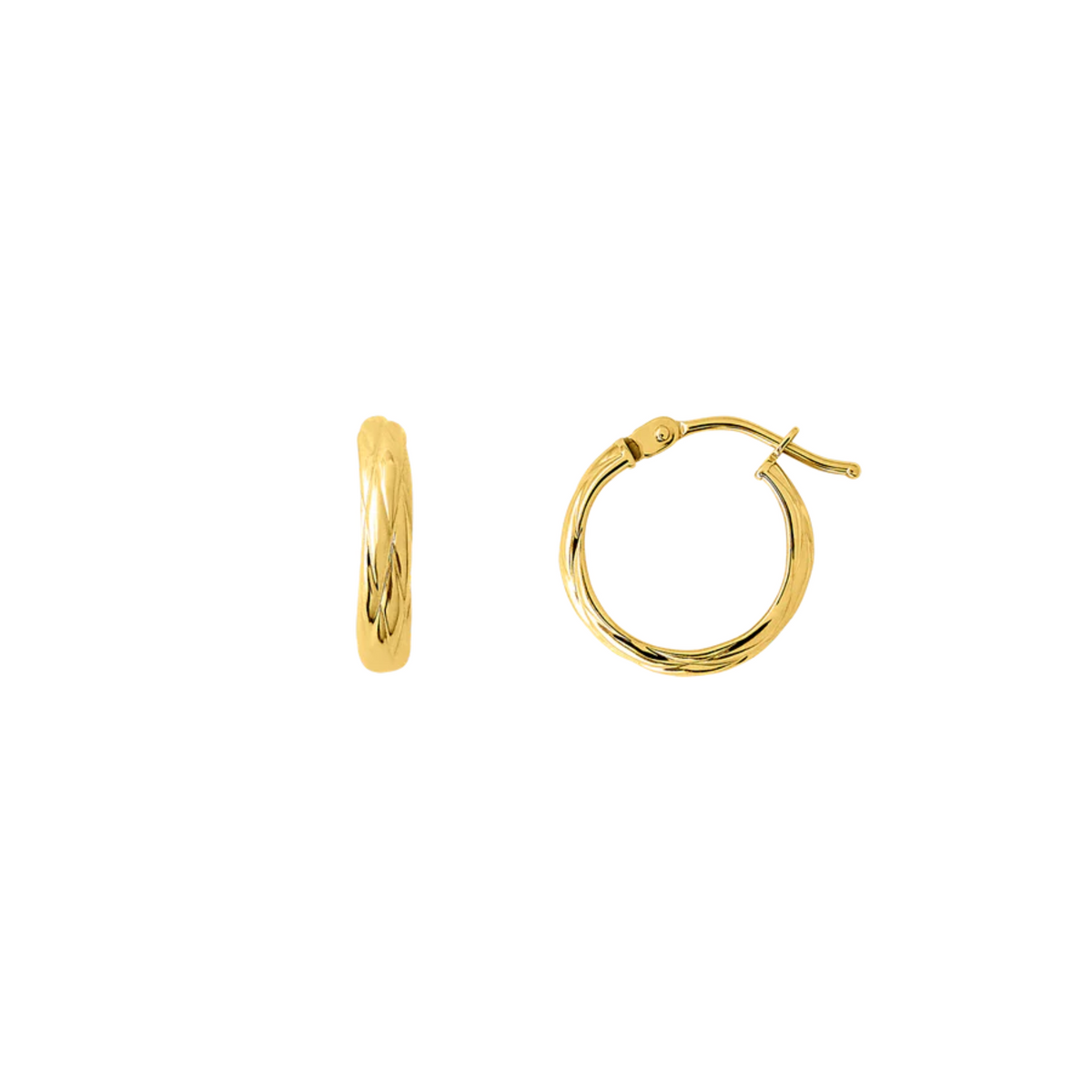 FINE Creolen 585/- gelbgold
