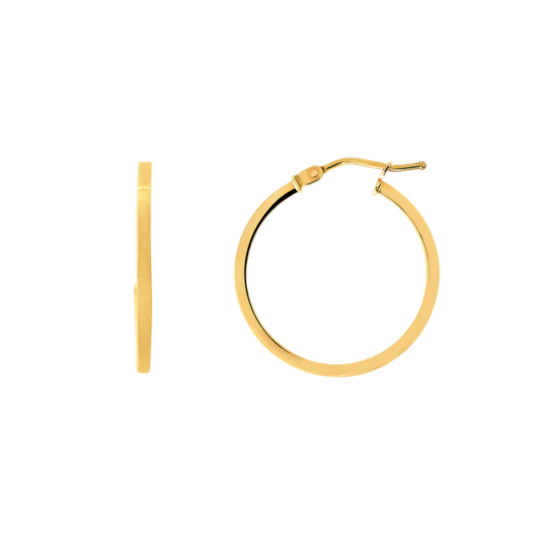 FINE Creolen 585/- gelbgold