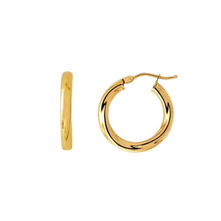 FINE Creolen 585/- gelbgold