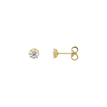 FINE Ohrstecker 585/- gelbgold Zirkonia