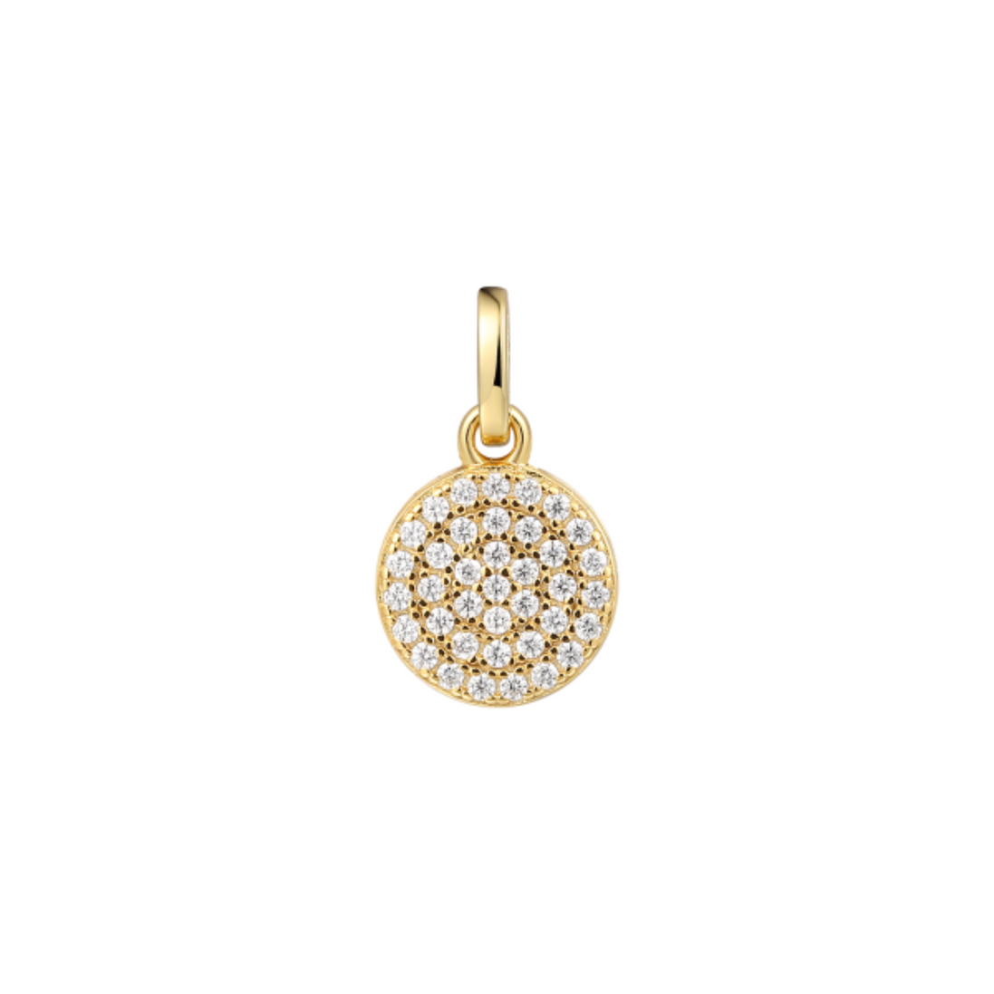 Anhänger "Poppy Glitz" vergoldet