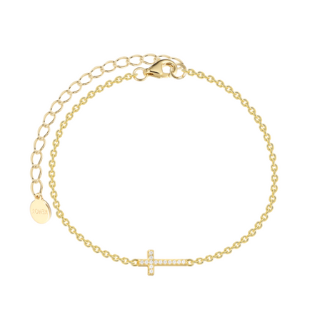 Armband "Kreuze" vergoldet