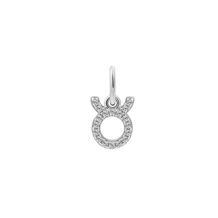 Charm-Anhänger Sternzeichen STIER silber