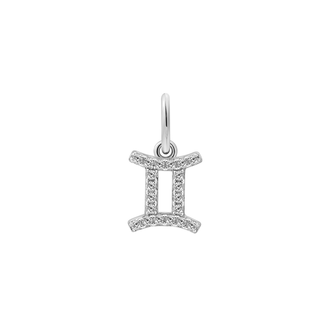 Charm-Anhänger Sternzeichen ZWILLING silber