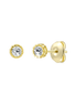 Ohrstecker goldfarben mit Zirkonia