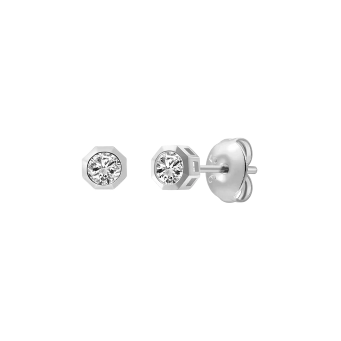 Ohrstecker Pure Essentials Zirkonia Silber