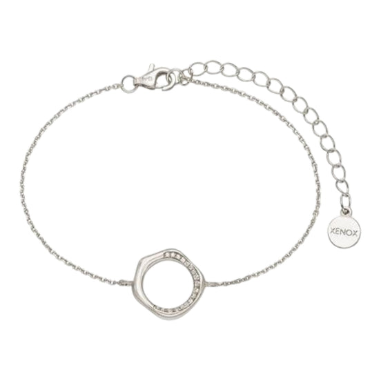 Armband Damen "Swing" silberfarben, Zirkonia