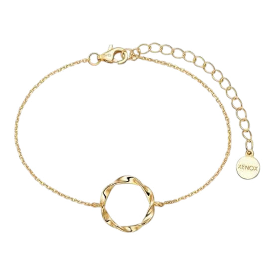 Armband Damen "Twist" goldfarben