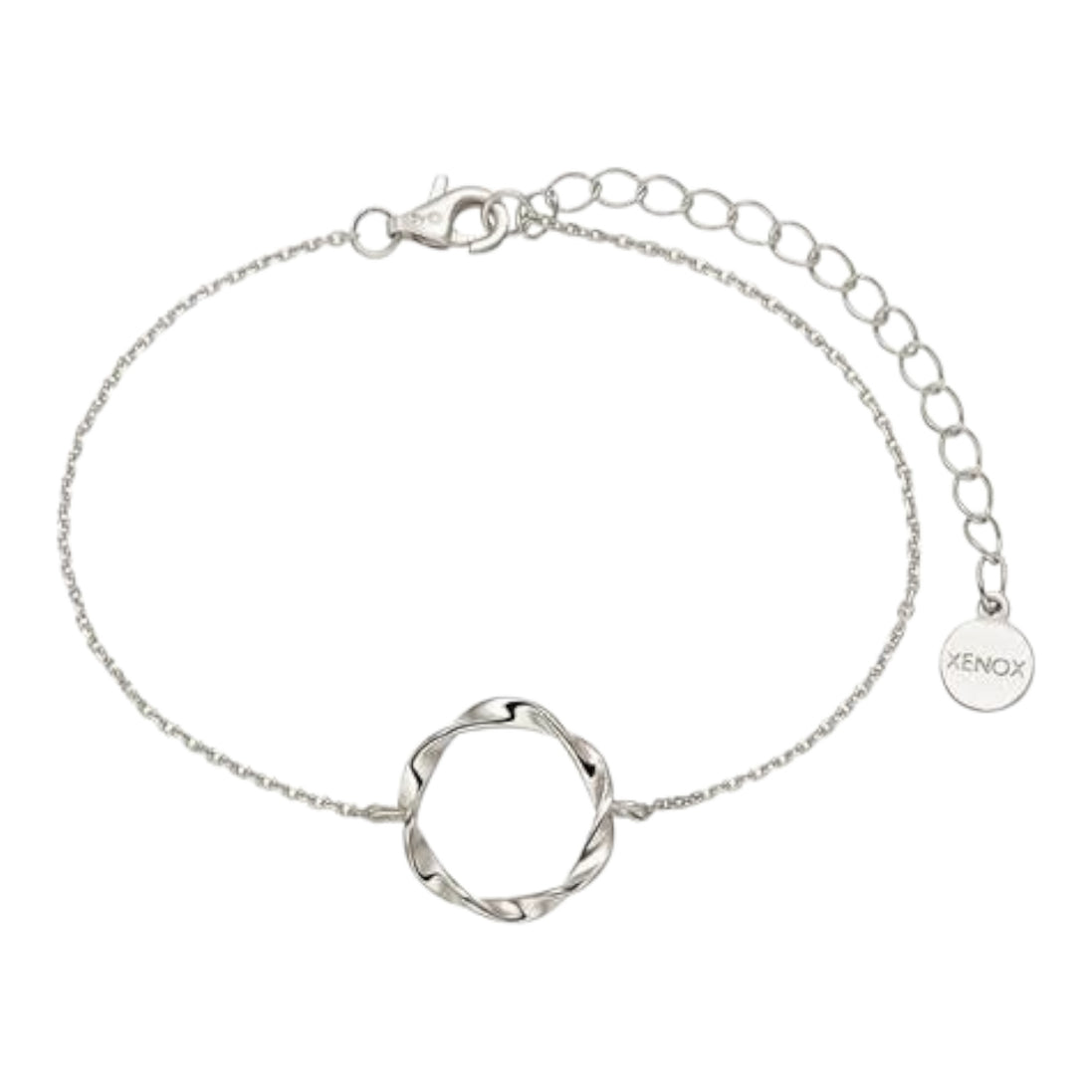 Armband Damen "Twist" silberfarben