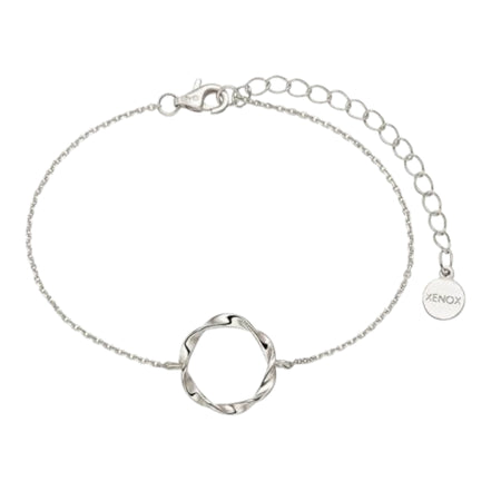 Armband Damen "Twist" silberfarben