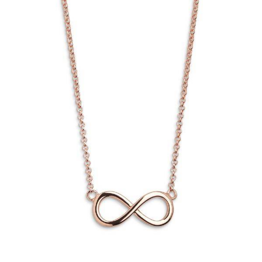 Halskette Damen "Silver Basic" Unendlichkeit Silber ro