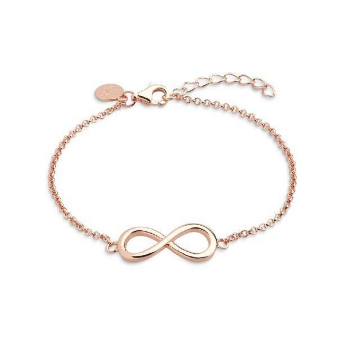 Armband Damen "Infinity" Silber rosèvergoldet