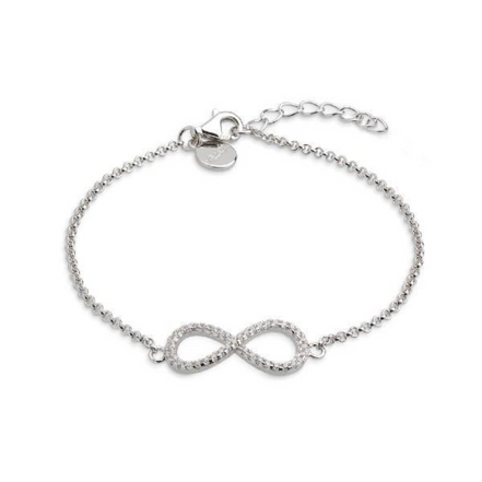 Armband Damen "Infinity" Silber mit Zirkonia