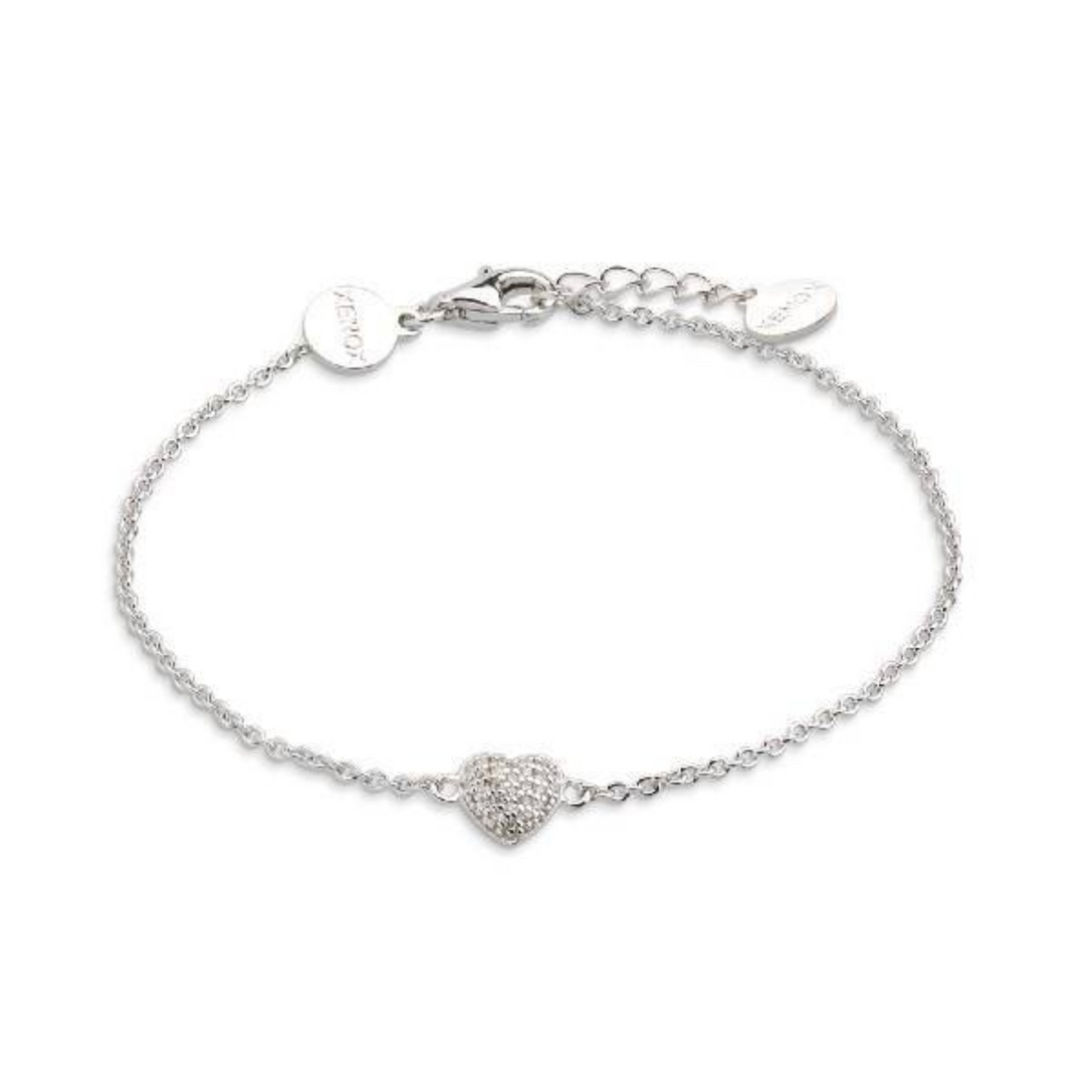 Armband Damen "Love Story" Silber mit Zirkonia