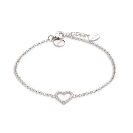 Armband Damen "Love Story" Silber mit Zirkonia