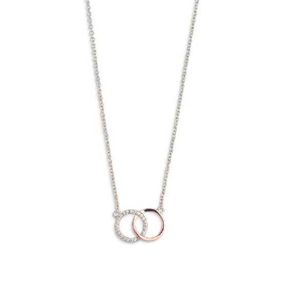 Kette Damen "SP-Lucky Ones" silber-/roséfarben